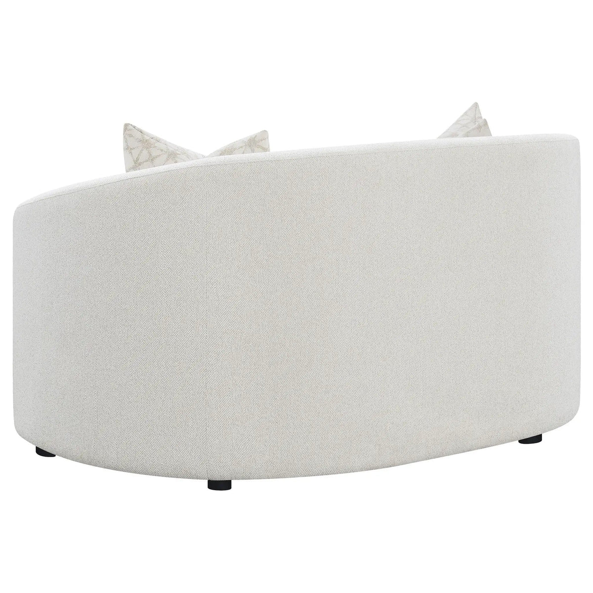 Rainn Boucle Upholstered Sloped Arm Loveseat Latte | 65.5 x 40 x 33 in | Boucle & Fabric | Living Room