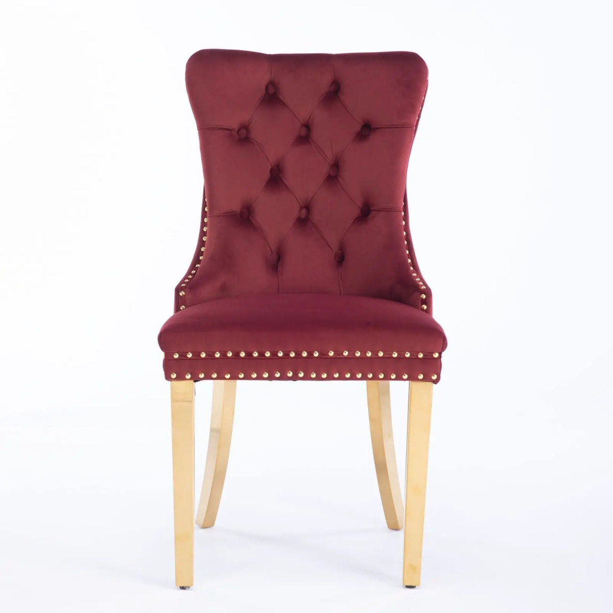 Dining Chair | Tufted Upholstery | Solid Wood Frame | Set Of 2