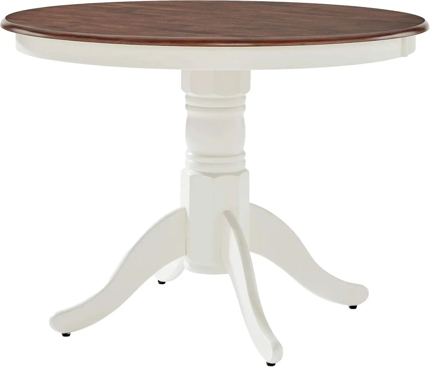 Round Dining Table Set Distressed White Five Piece Set from PriceLows™