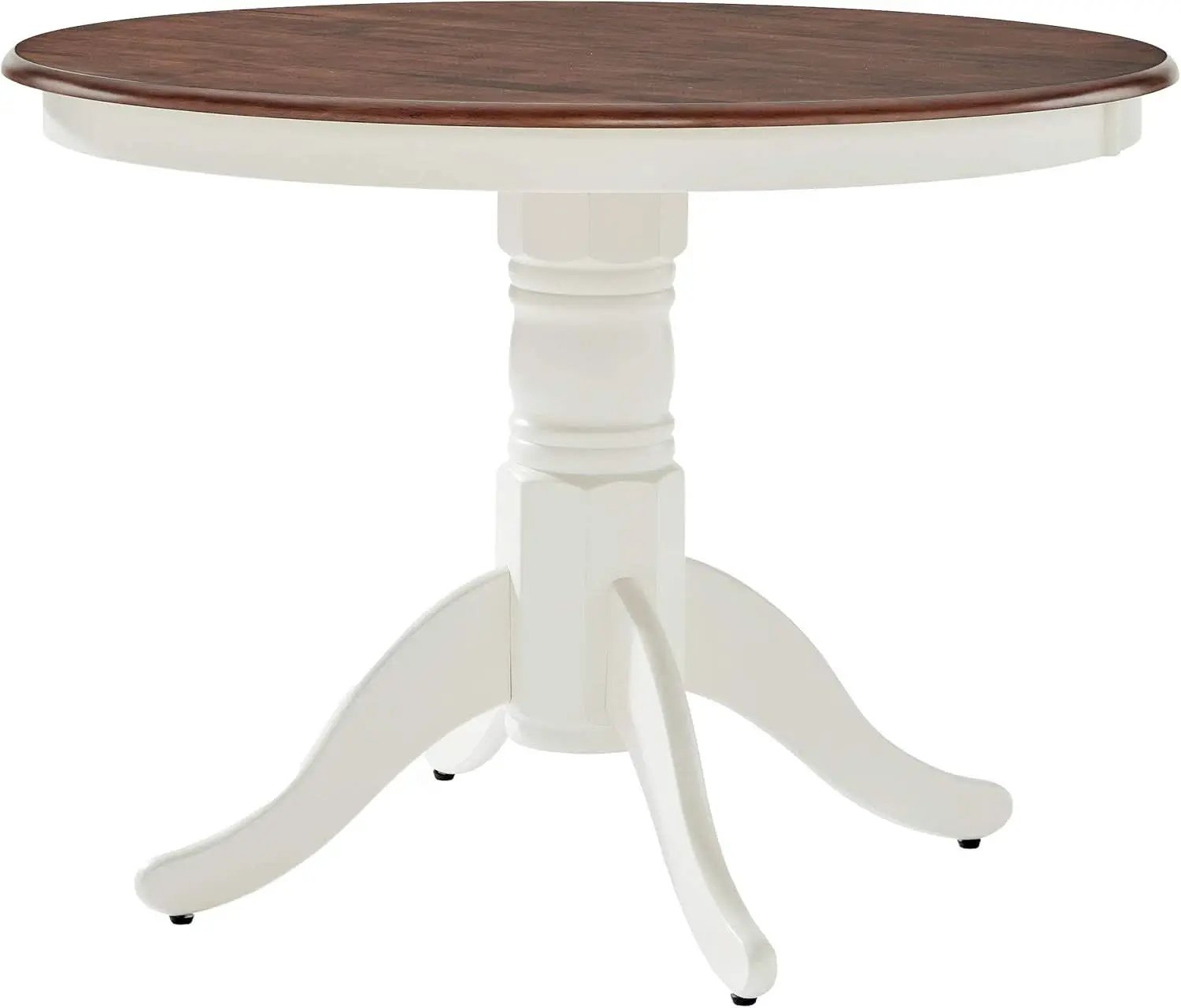 Round Dining Table Set Distressed White Five Piece Set from PriceLows™
