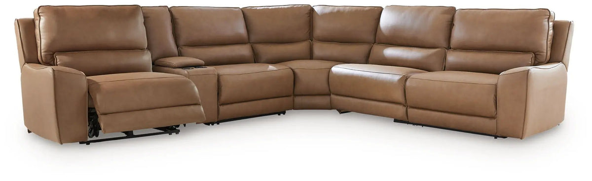 DeepWakes Power Reclining Sectional | Chaise Included | Ultra-Stylish Design | 130 Inch Length