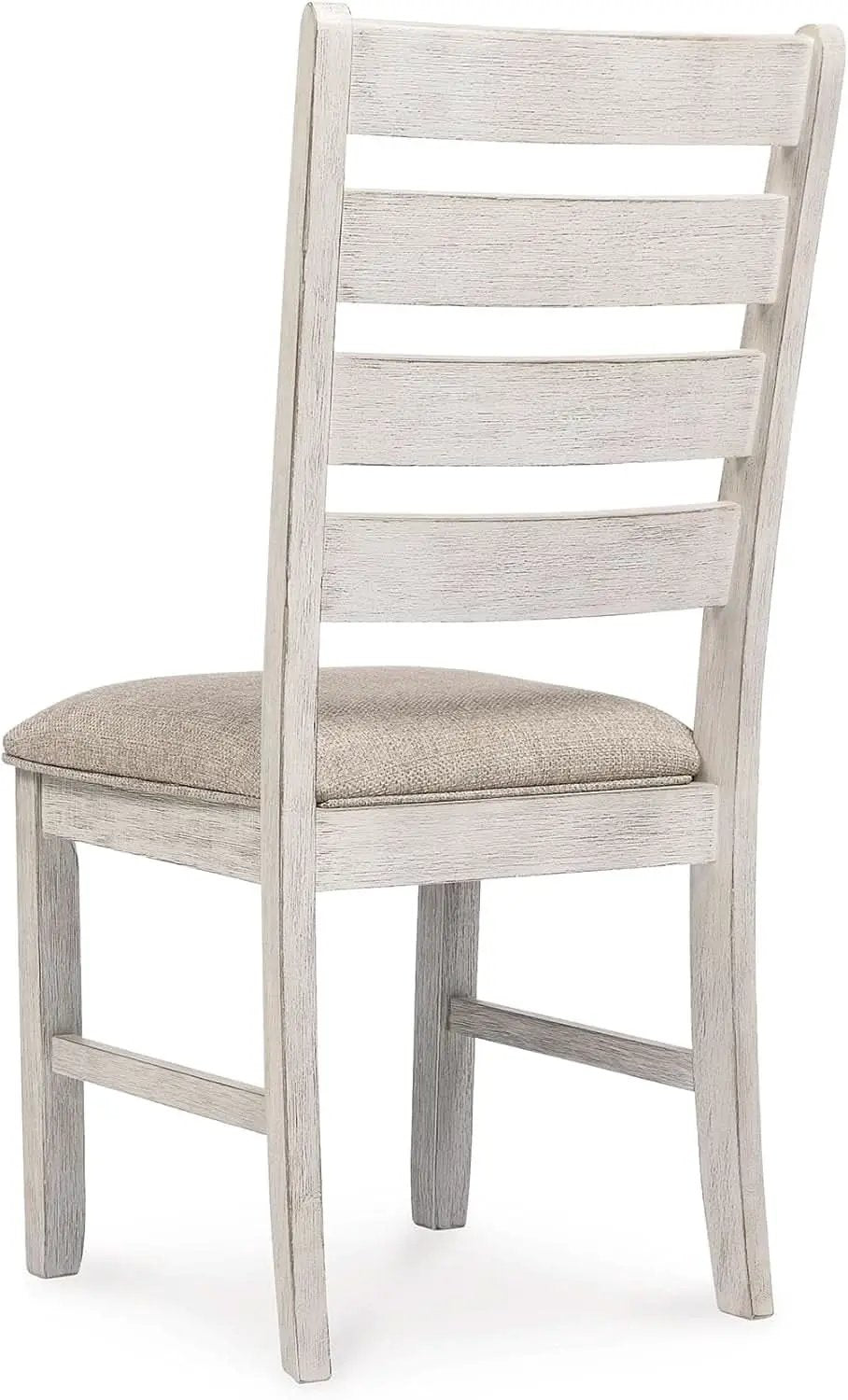 Dining Room Chair Set Of 2 Whitewash Finish Upholstered from PriceLows™