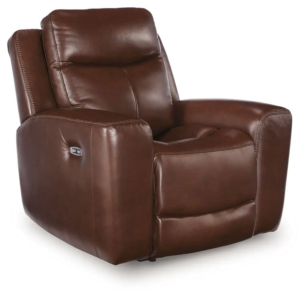 Bexhurst Power Recliner With Adjustable Headrest Reclining Chair | 2 Pieces | Faux Leather | Living Room