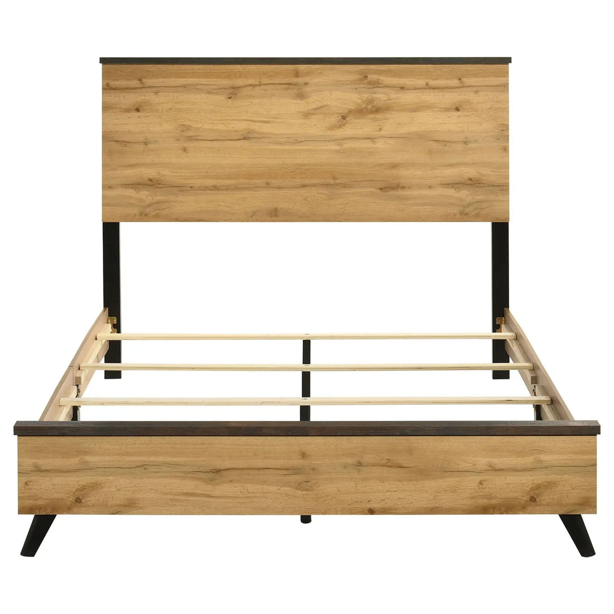 Kaywood 52-inch Queen Panel Bed Natural Pine | 62.5 x 85.25 x 51.5 in | Engineered Wood & Veneer | Bedroom
