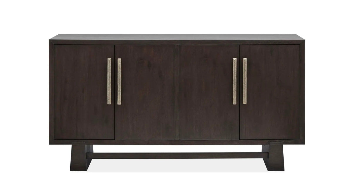 Tauren Buffet | 18 x 66 x 34 in | Oak Veneer & Wood | Coffee Bean