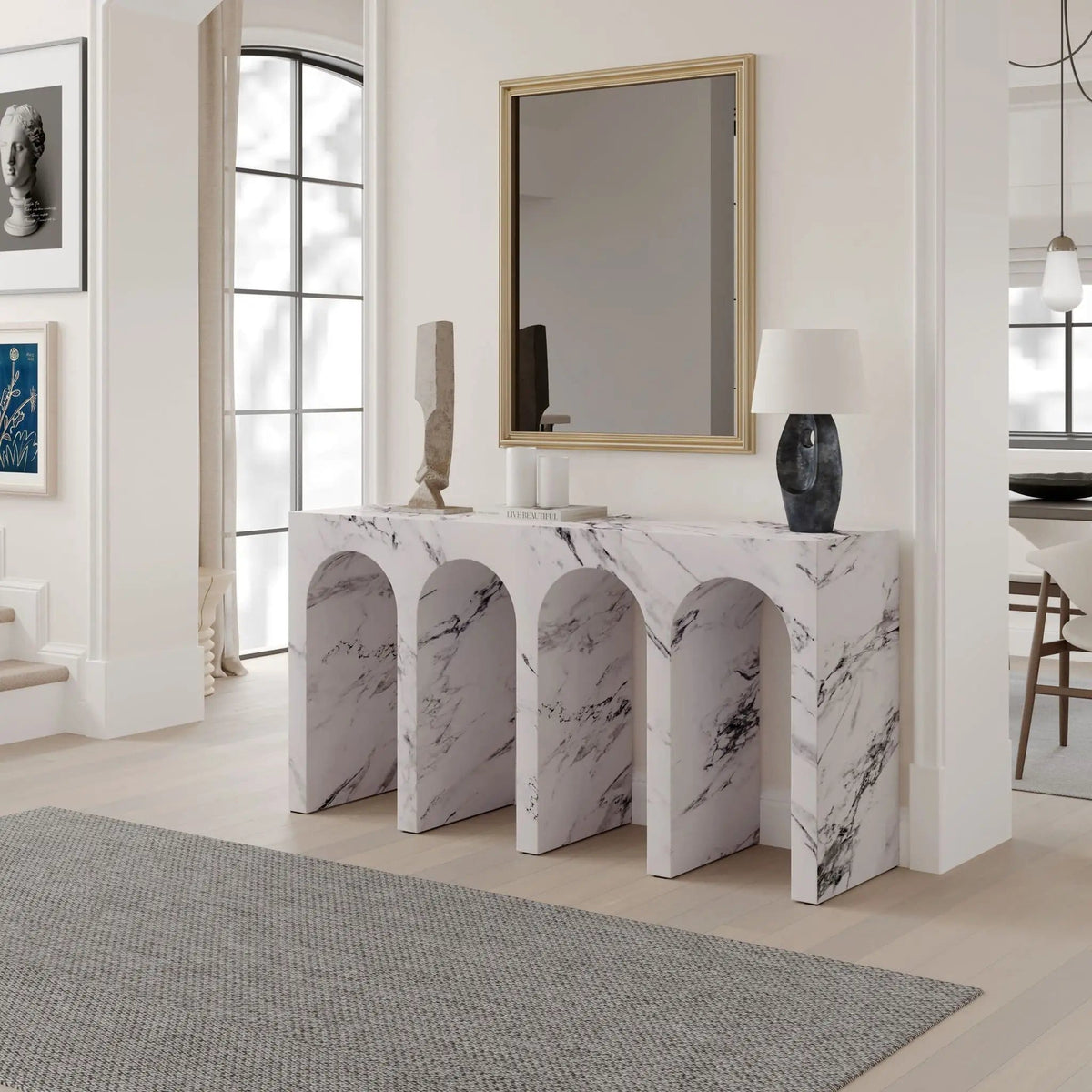 Fritzy Engineered Stone Table | 2 Pieces | Stone | Living Room