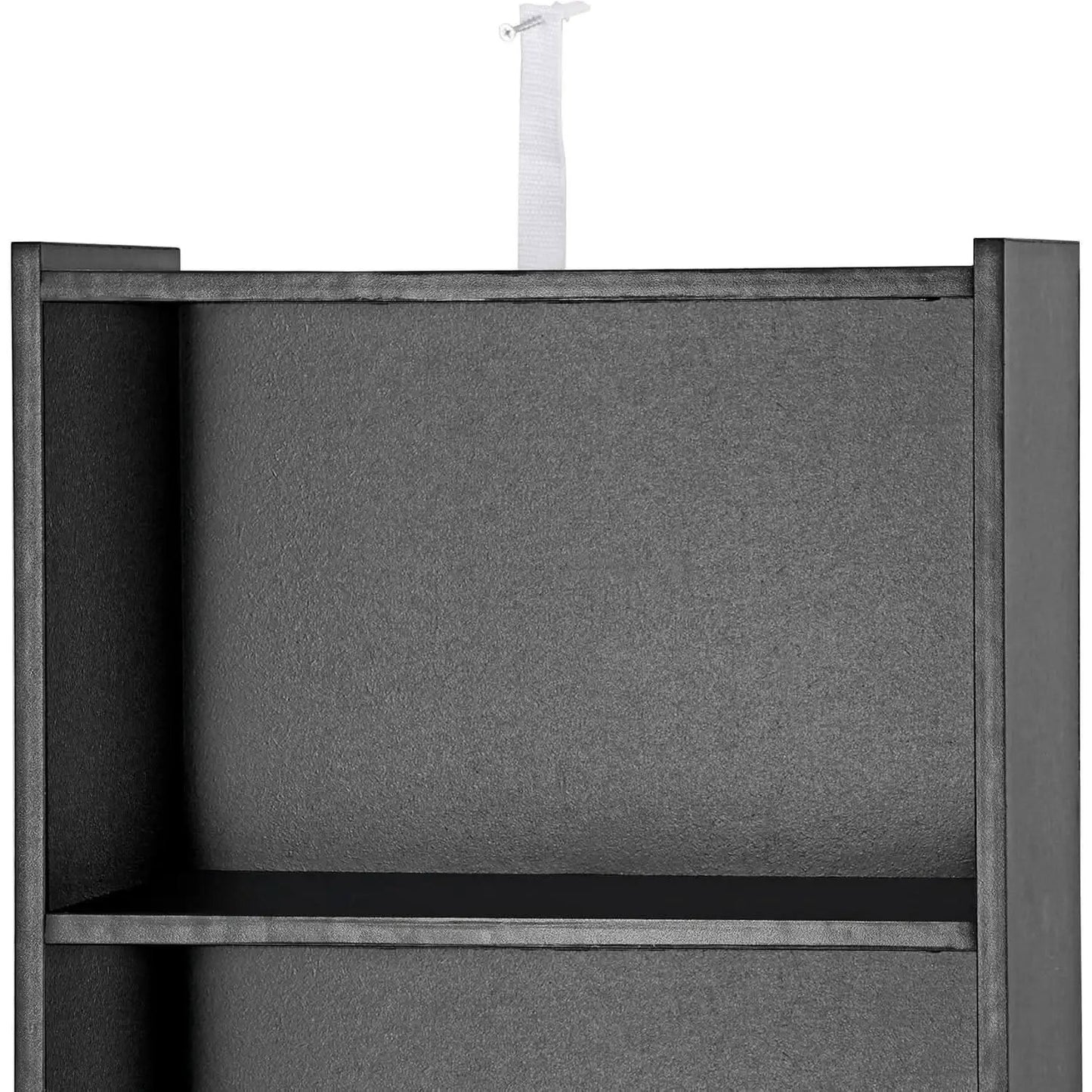 5 Tier Wood Bookcase Freestanding Black Home Office from PriceLows™