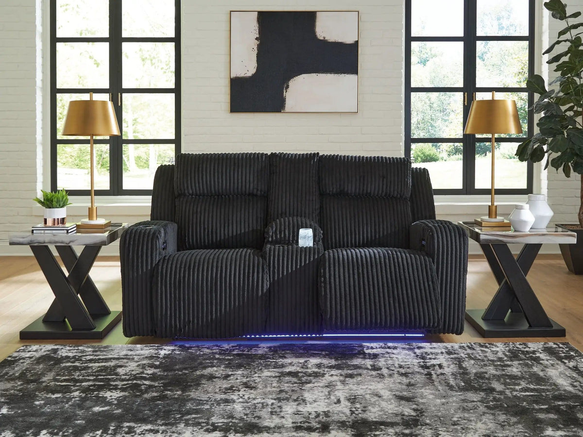 Forest Lake Power Reclining Loveseat With Console / Adj Headrest | 2 Pieces | Living Room Furniture | Living Room