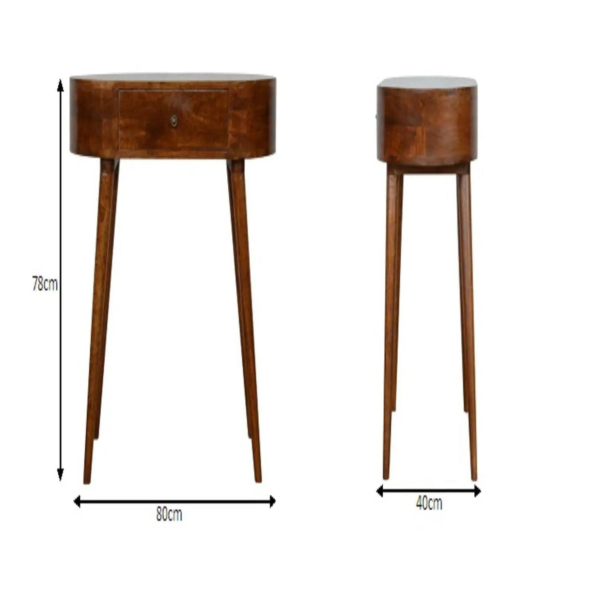 Albion Nordic Console Table | 5 Pieces | Mango Wood | Living Room