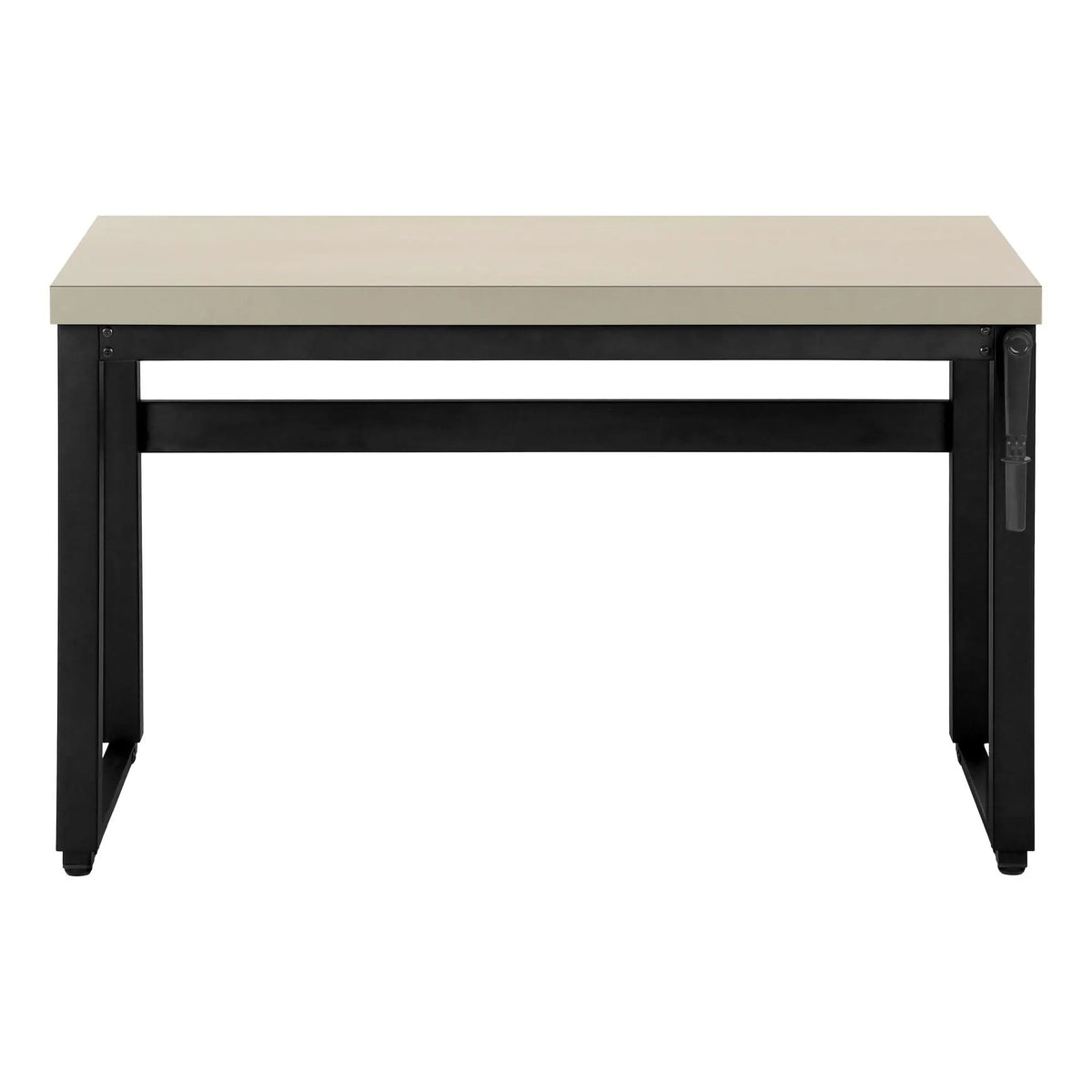 Adjustable Standing Computer Desk | 47.25 Inch Width | Thick Panel Tabletop | Contemporary Design