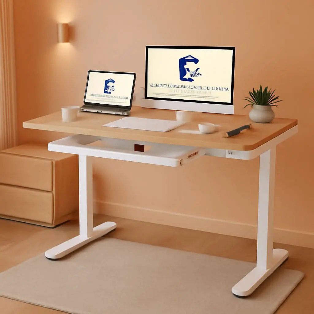 48 Inch Electric Standing Desk With USB Port And Drawers from PriceLows™