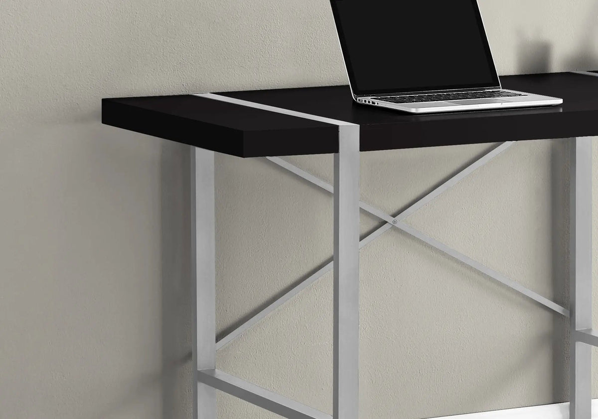 Industrial Computer Desk | 49 Inch Width | Robust Metal Legs | X-Shaped Support Bar