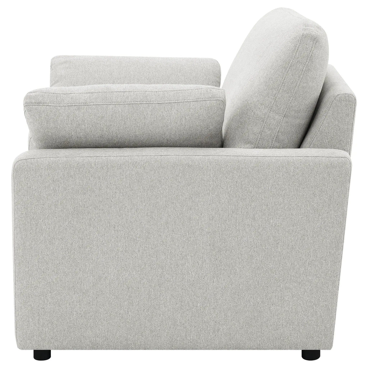 Collins Upholstered Power Recliner Chair | 42 x 40 x 38 in | Engineered Wood & Fabric | Grey