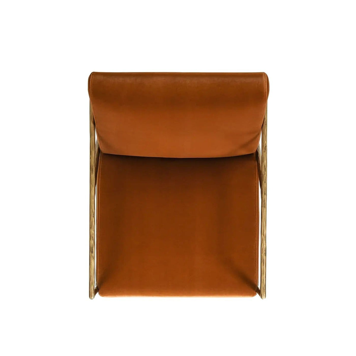 Aerin Hammered Brass Upholstered Accent Arm Chair | 2 Pieces | Iron & Metal | Living Room