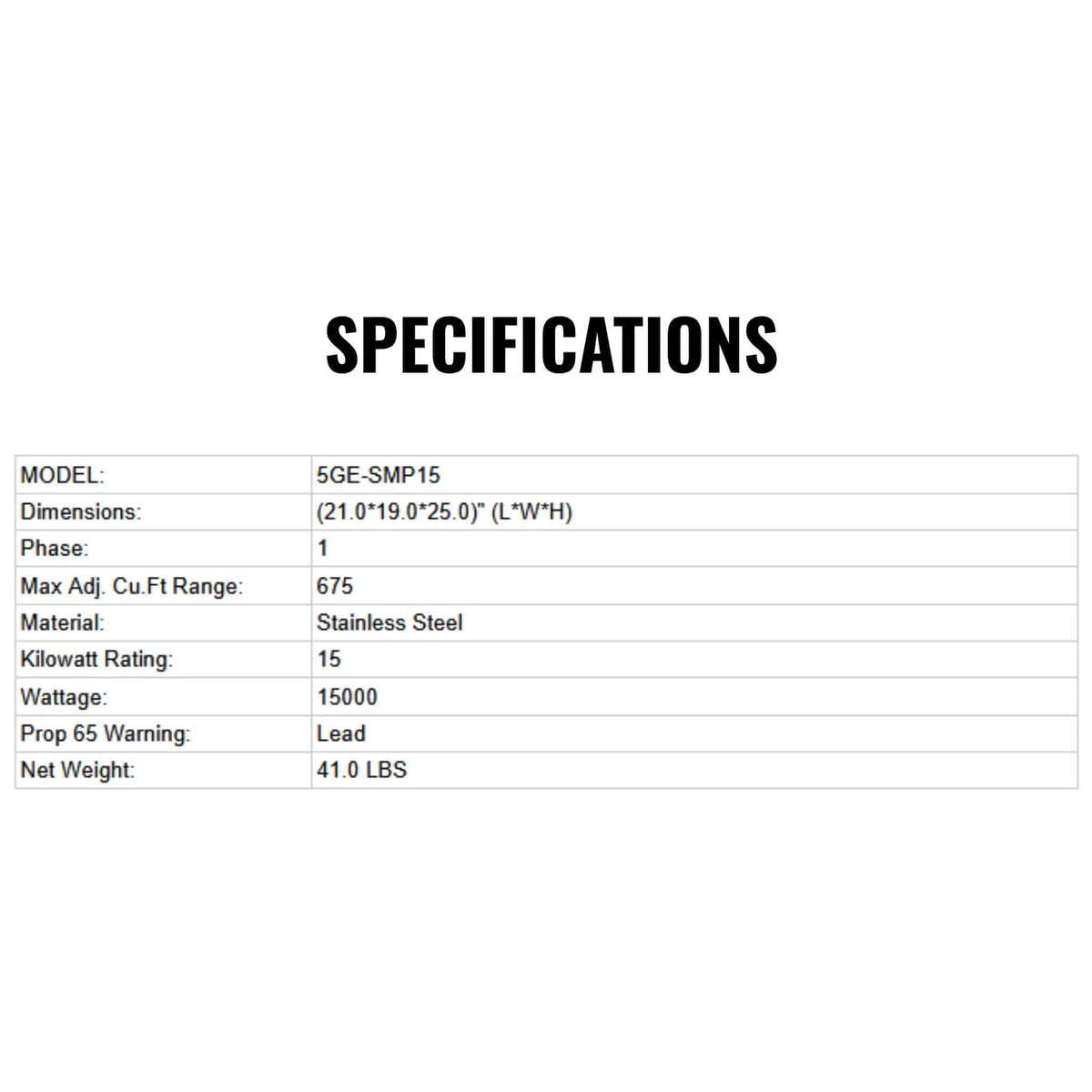 Delta SteamScape 15KW SMP15 Steam Generator | 15 kW | Home Use | Home
