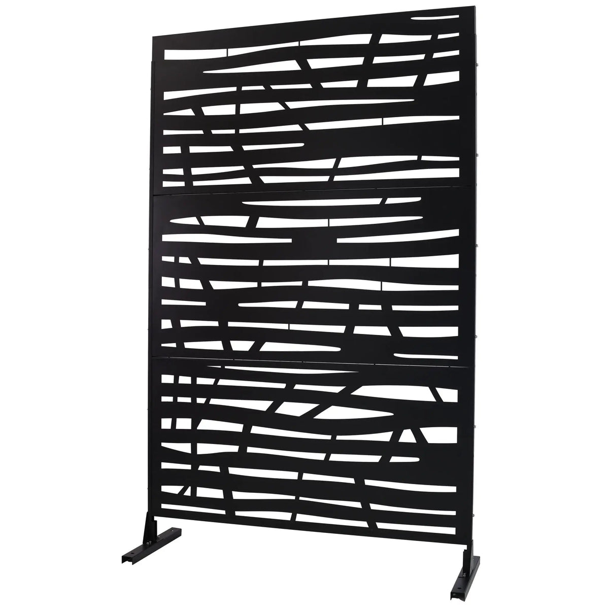 Metal Privacy Screen | Heavy Duty Room Divider | Indoor Outdoor Use