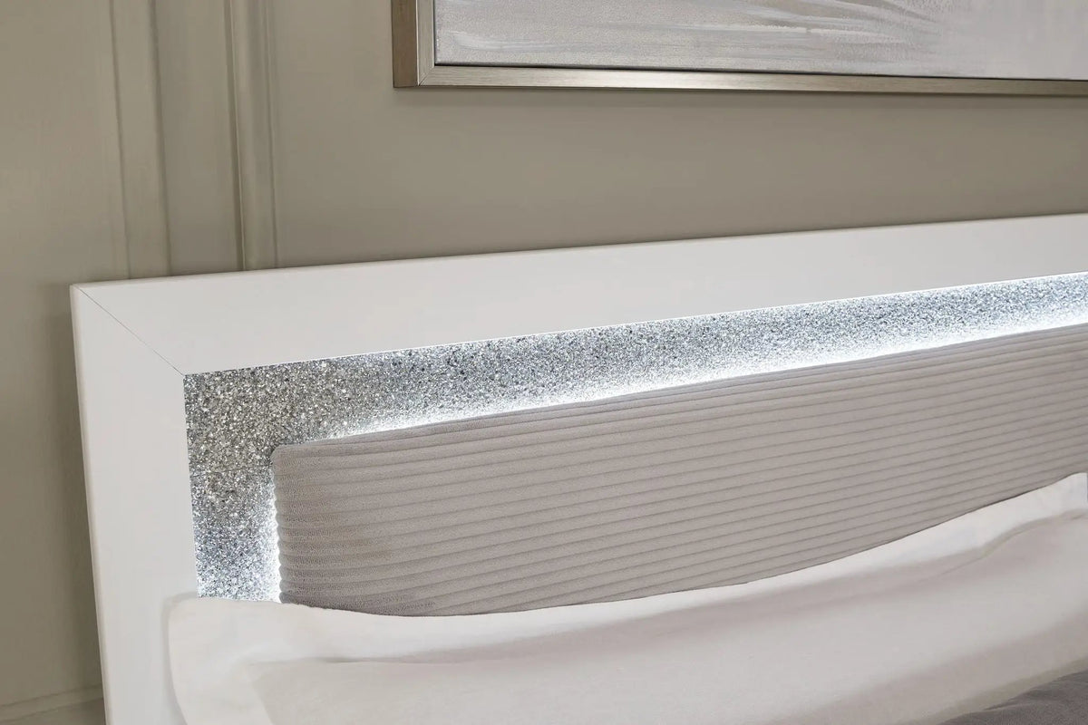 Maeling Upholstered Panel Headboard | Modern Glam Style | Crisp Matte Finish | 52.76 Inch Height