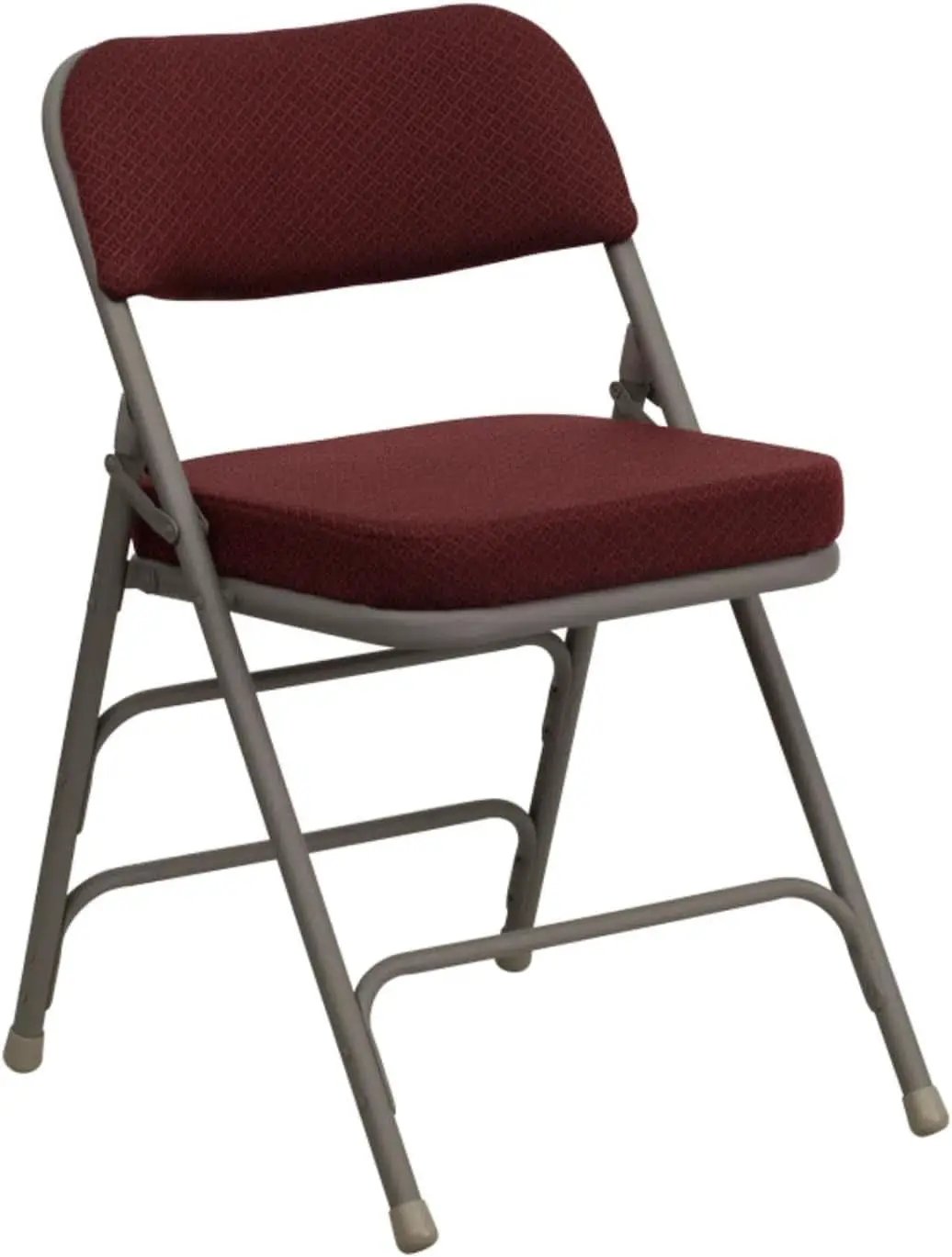 Hercules Folding Chairs Cushioned Burgundy Set of 2 from PriceLows™