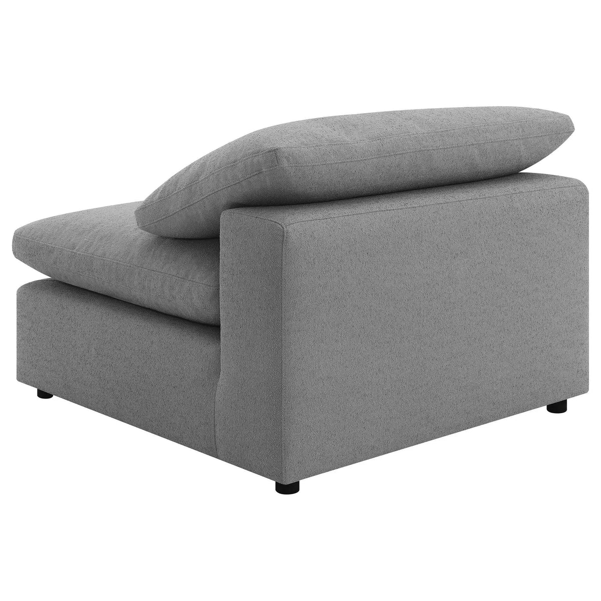 Raleigh 5-piece Boucle Upholstered Modular Sectional | 5-Piece Set | Boucle & Fabric | Grey