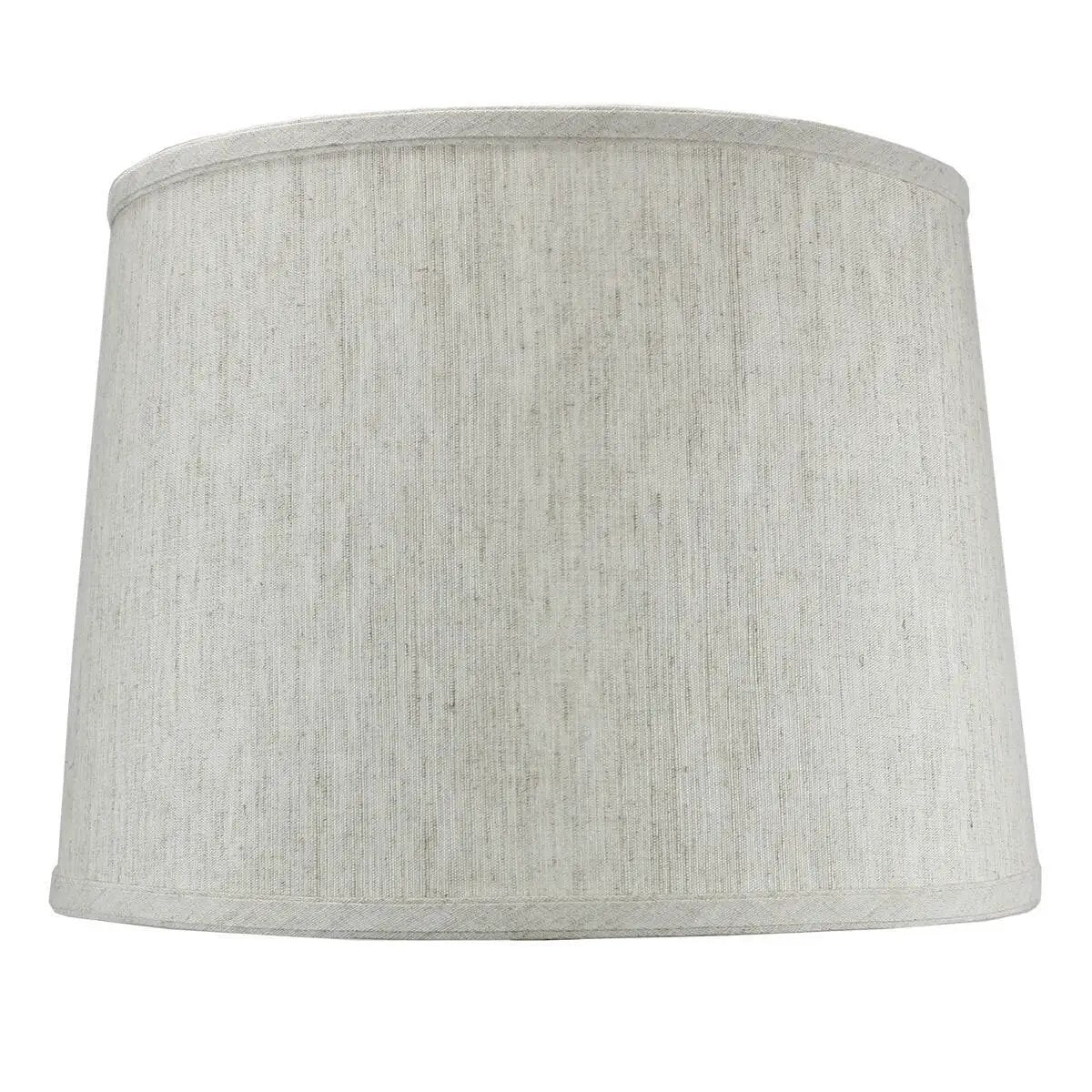 Drum Lamp Shade | 14 Inch Width | 10 Inch Height | Textured Oatmesal