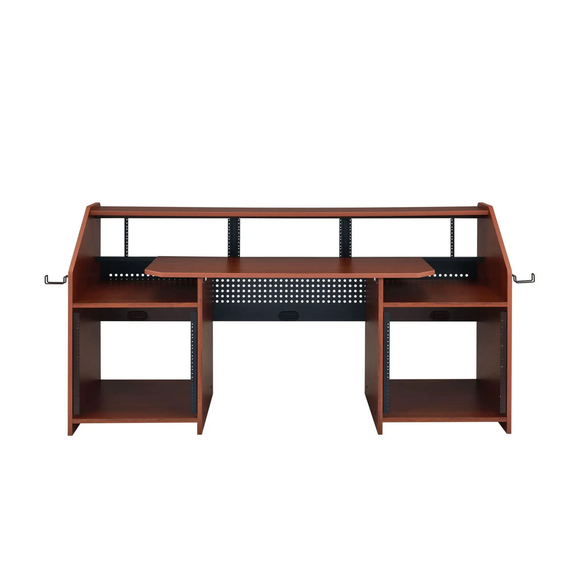 Annette Music Desk | Wood Finish | 18 Mm Thick Tabletop | Cable Management