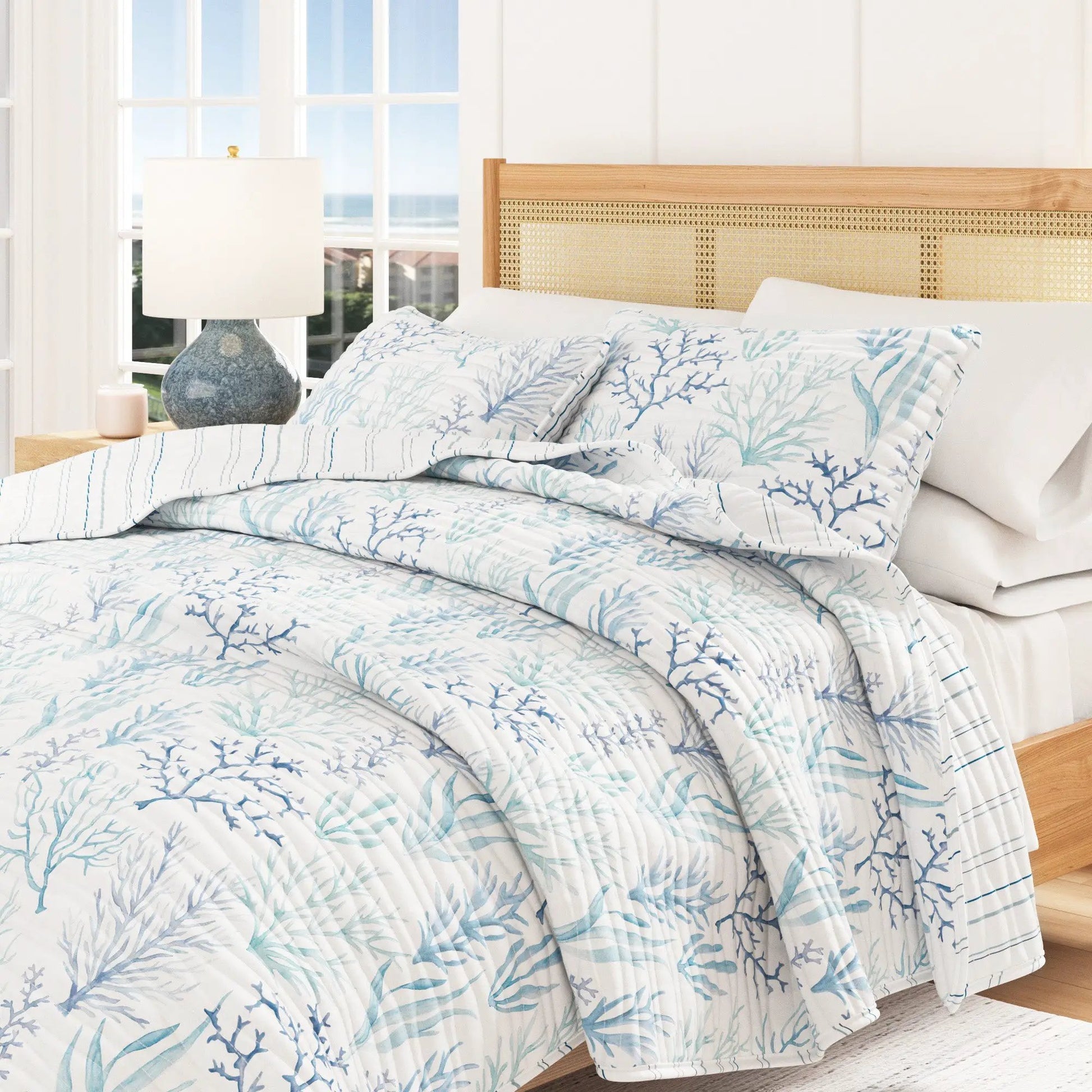 Blue Coral Quilt - Amelia Island from PriceLows™