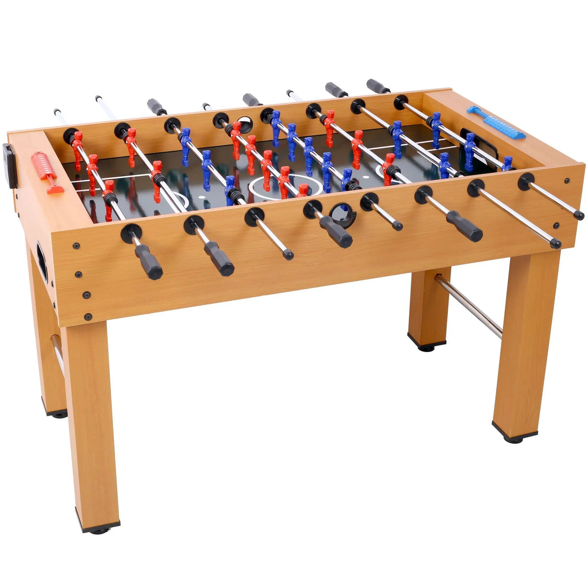 Hurricane Foosball Table | Engineered Wood | Steel Rods | Indoor Gaming