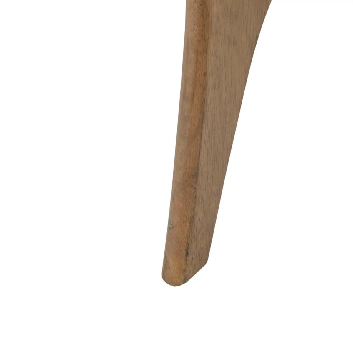 Triangle Accent Table | Wood Veneer Top | Natural Elm Finish