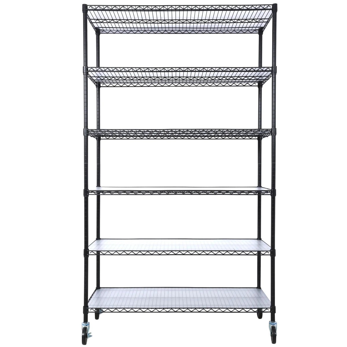 6 Tier Wire Shelving Unit | 6000 Lb Capacity | NSF Metal Rack | Adjustable Shelves