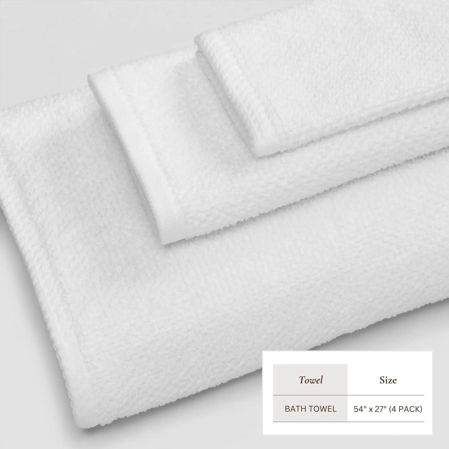 Cotton Textured Bath Towel Set - Acacia Collection from PriceLows™