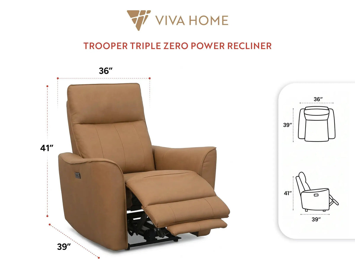 Power Recliner | Triple Zero Mechanism | Zero Gravity Support