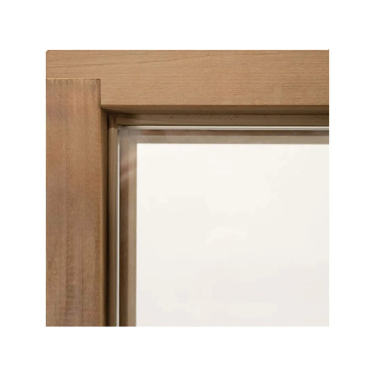 Prosaunas 24X73-Inch Thermo-Aspen Prehung Clear Glass Sauna Door (Style 2) | Tempered Glass | Outdoor Living Use | Outdoor Living