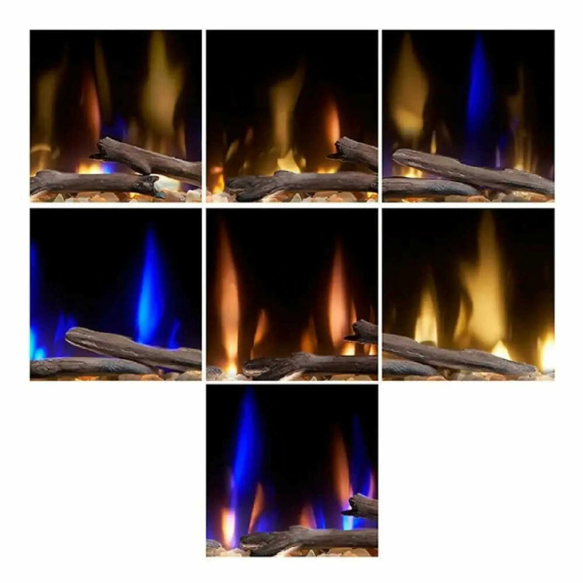 Built-In Linear Electric Fireplace | Dimplex Ignite Evolve | Frosted Tumbled Glass | 10,000 BTU Heat Boost