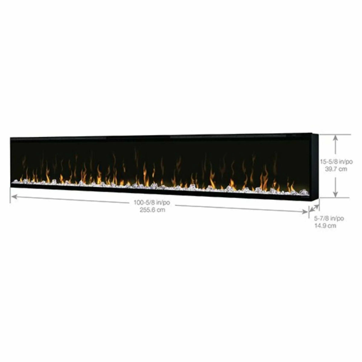 Linear Electric Fireplace | Dimplex IgniteXL | Comfort Saver Heating System | Multi-Fire Flame Effect