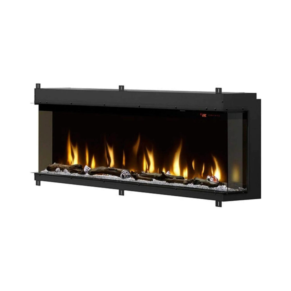 Built-In Linear Electric Fireplace | Dimplex IgniteXL Bold | 74 Inch Deep Design | Multi-Color Flames