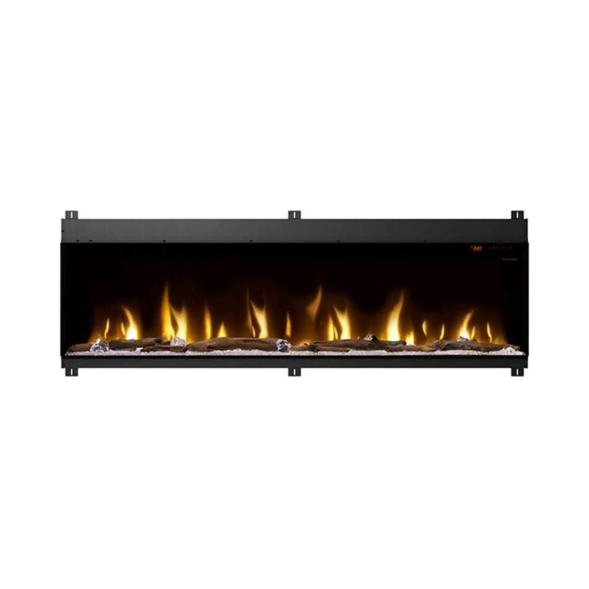 Built-In Linear Electric Fireplace | Dimplex IgniteXL Bold | 74 Inch Deep Design | Multi-Color Flames