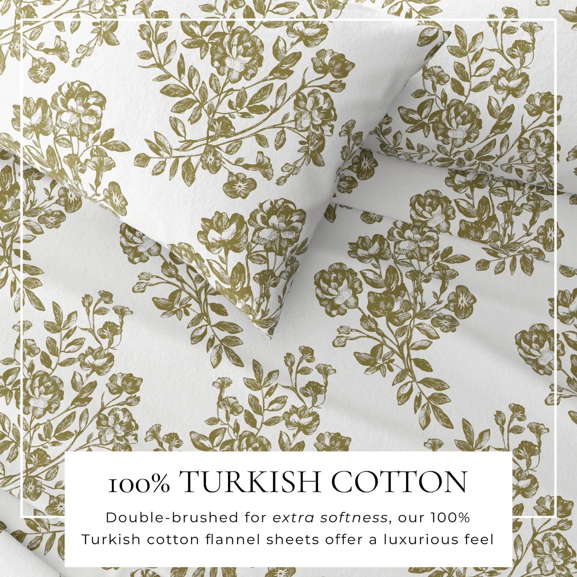 Turkish Cotton Flannel Sheet - Belle Collection from PriceLows™