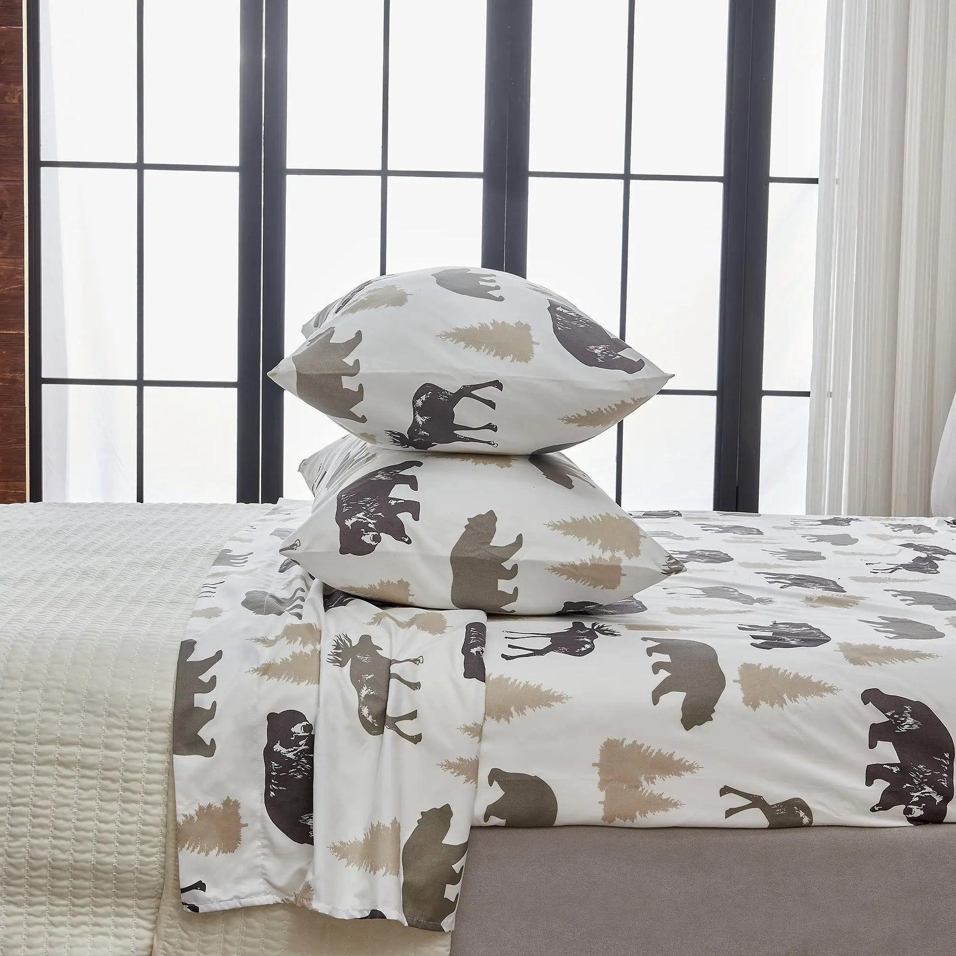 Lodge Printed Sheet Set - Mountain Ridge Collection from PriceLows™
