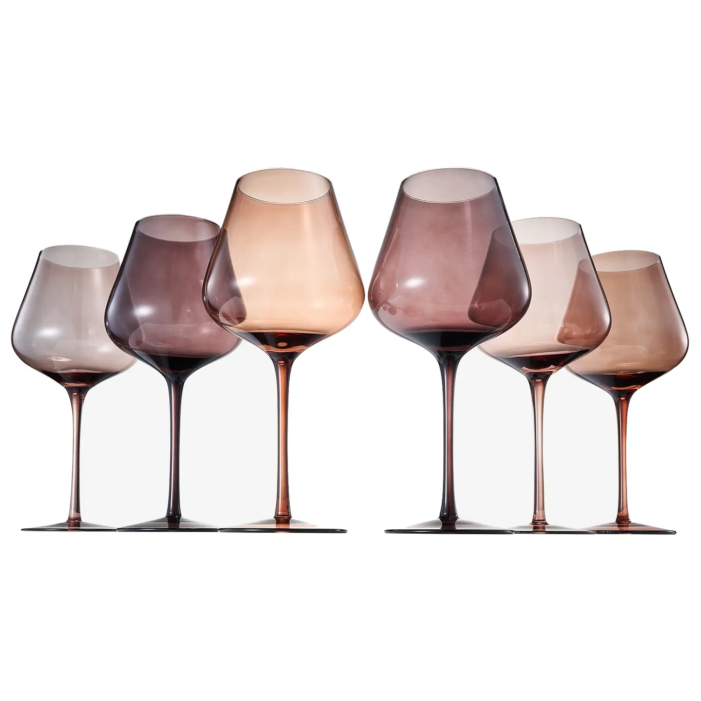 Venus Stemmed Wine Glassware, Set of 6 from PriceLows™