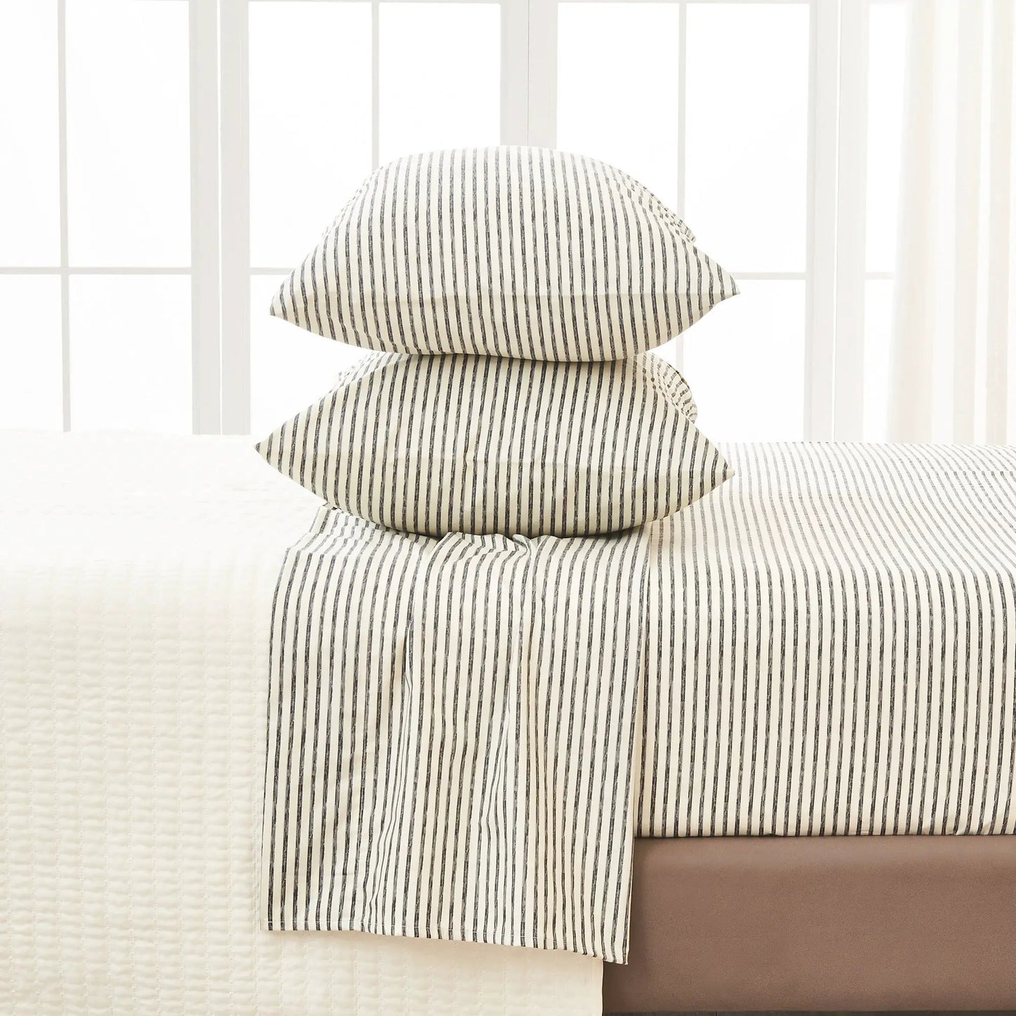 Striped Sheet Set - Evette Collection from PriceLows™