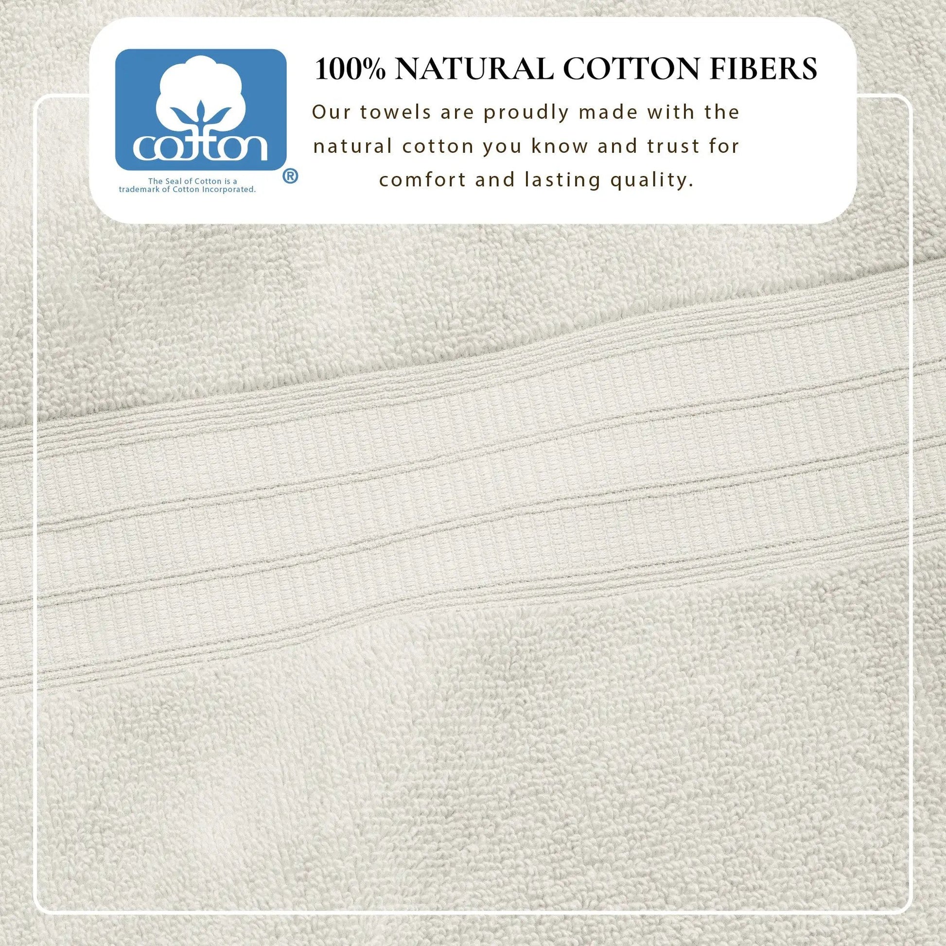 100% Cotton Premium Bath Towel Set - Chiara Collection from PriceLows™