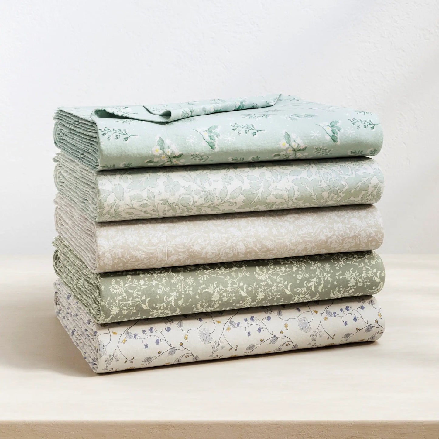 Turkish Cotton Flannel Sheet Set - Winter Floral Collection from PriceLows™
