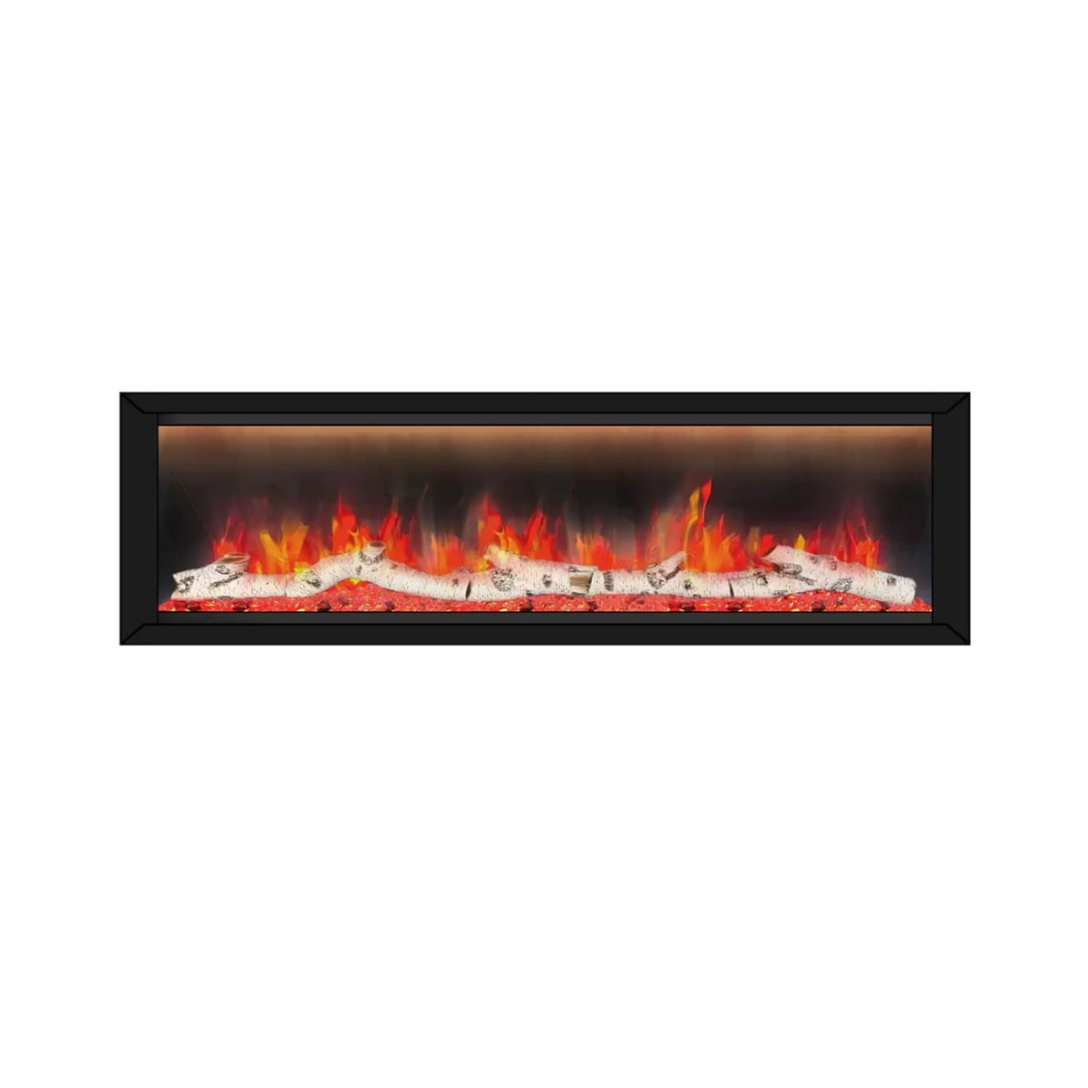 Smart Linear Electric Fireplace | Dynasty Allegro 58 Inch | Heater Timer Settings | App Control