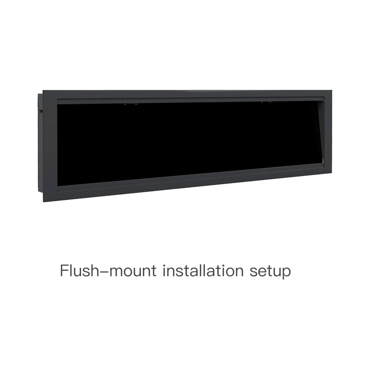 Smart Linear Electric Fireplace | Dynasty Allegro 58 Inch | Heater Timer Settings | App Control