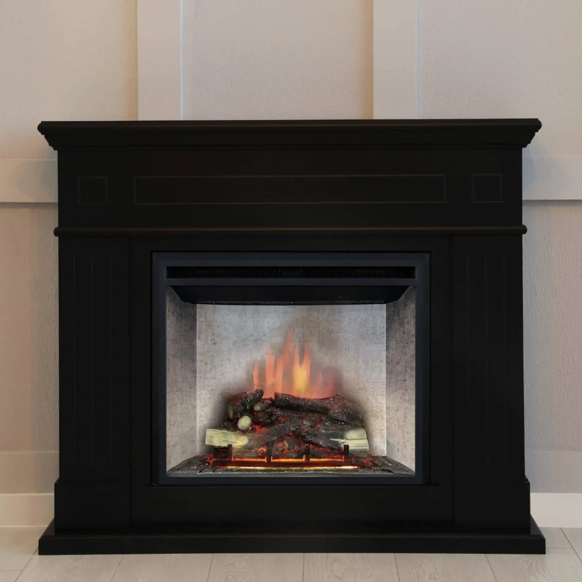 Vent Free Electric Firebox Insert | Dynasty Presto 35 Inch | Remote Control | Zero-Clearance Design
