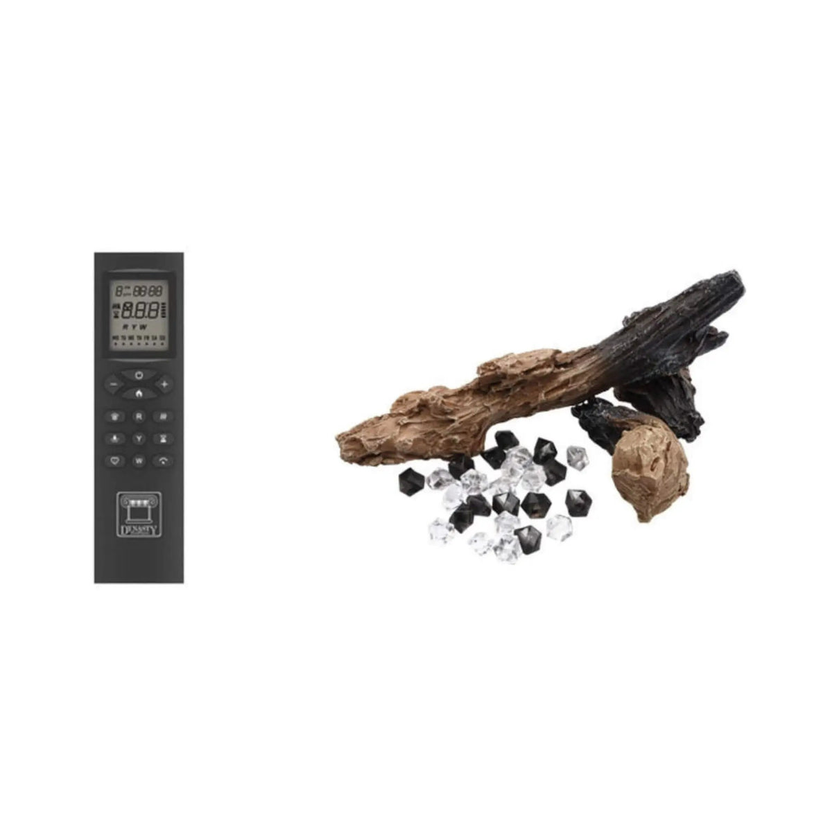 Virtual Linear Electric Fireplace | Dynasty Tempo 63 Inch | Nine Flame Styles | Multifunction Remote