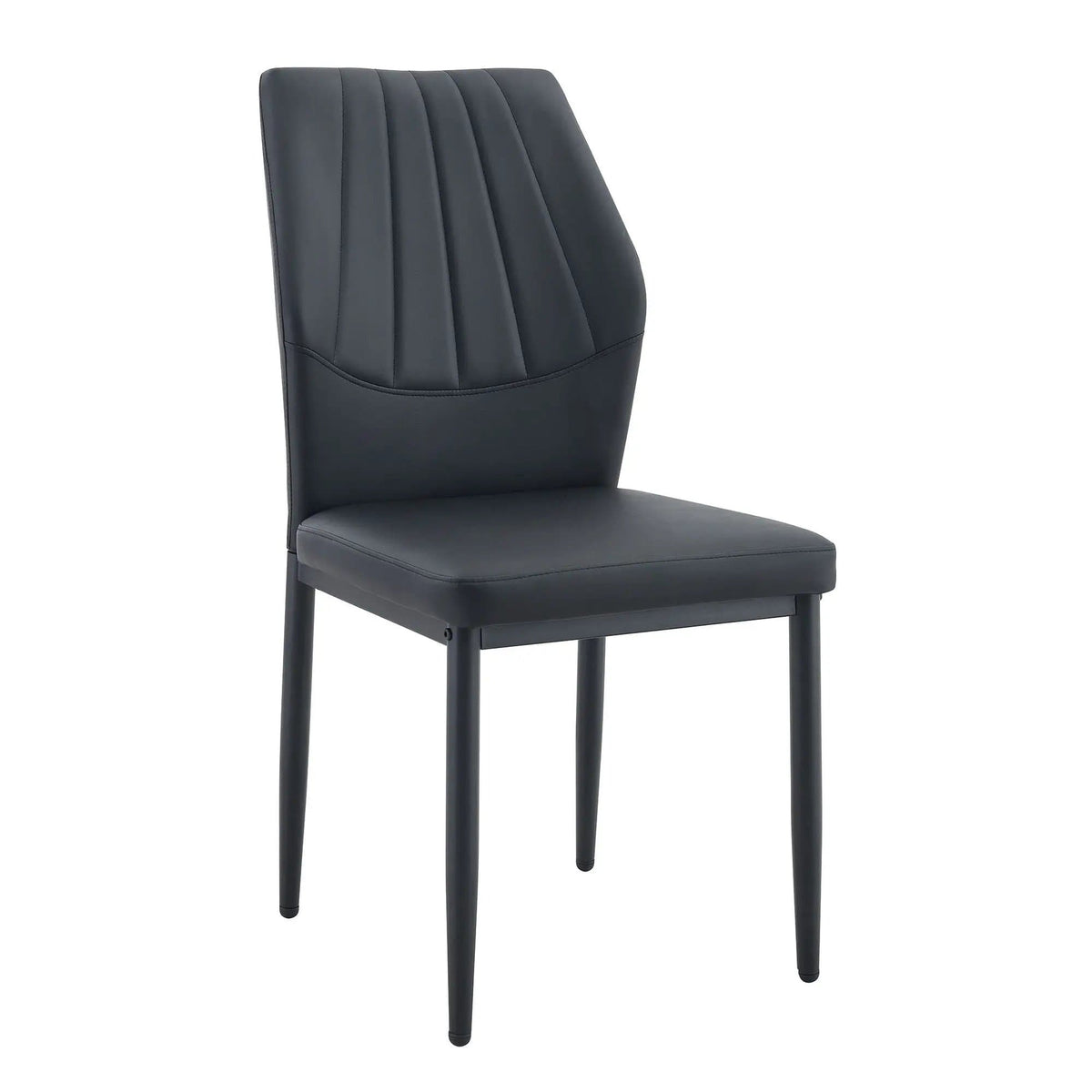 Dining Chairs With Shell Pattern, Comfort And Style Chair Set | 2 Pieces | Fabric & Metal | Dining Room