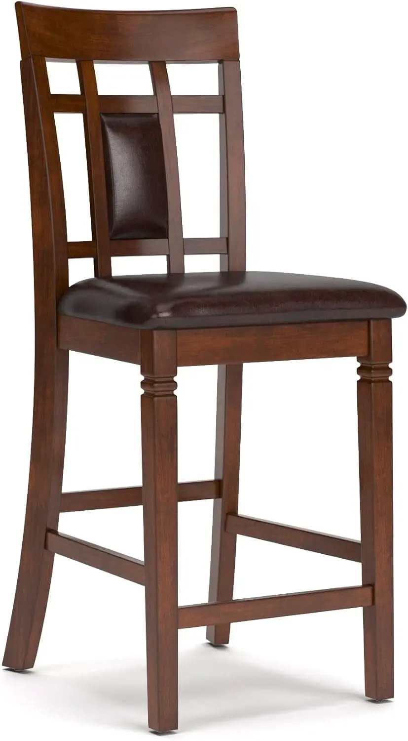 Counter Height Dining Set Brown With Table And 4 Barstools from PriceLows™