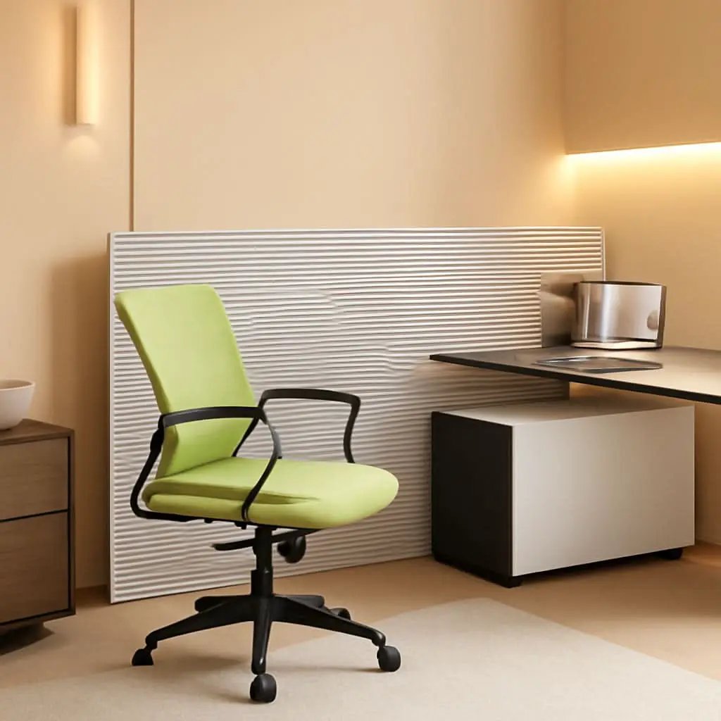 Cyan Ergonomic Office Chair Armrests And Lumbar Support from PriceLows™