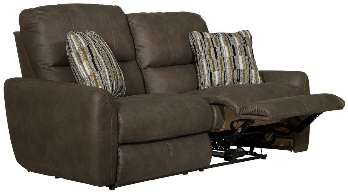 Dorian Reclining Loveseat | 4 Pieces | Faux Leather & Fabric | Living Room